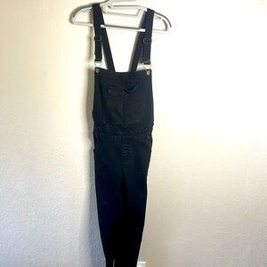 Wishlist black denim overalls size M